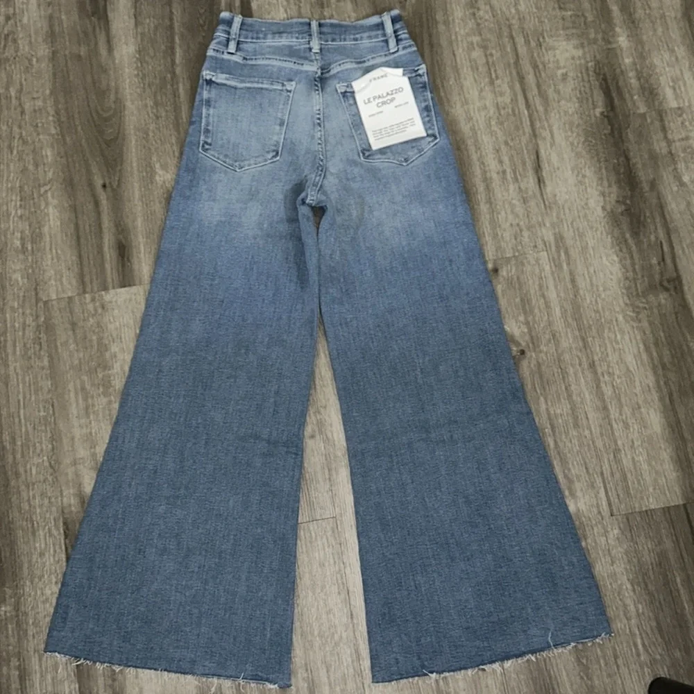 FRAME Le Palazzo Crop high-waisted jeans - Picture 5 of 13